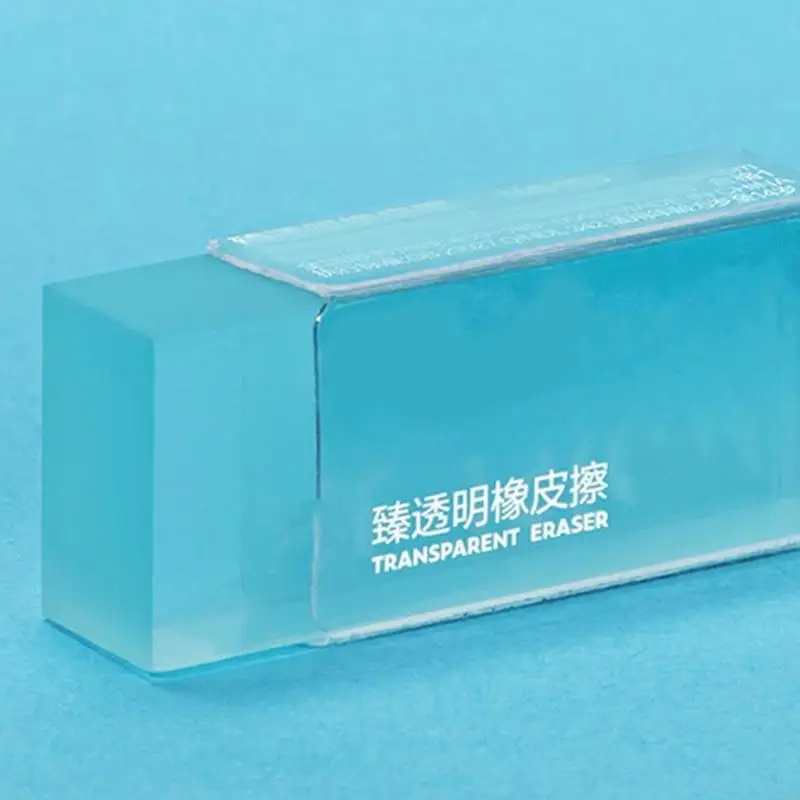 간단한 지우개 명확한 지우개 연필 지우개 학생을위한 단색 지우개