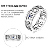 Bague en argent sterling 925 véritable, forme de cœur, trèfle, bijoux pour femmes, cadeau d'anniversaire, de fiançailles