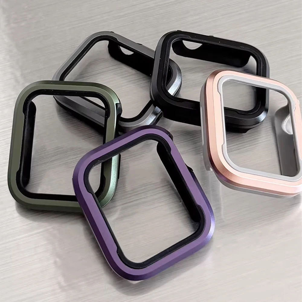 Two-Tone Aluminum TPU Frame Protective Cover Case