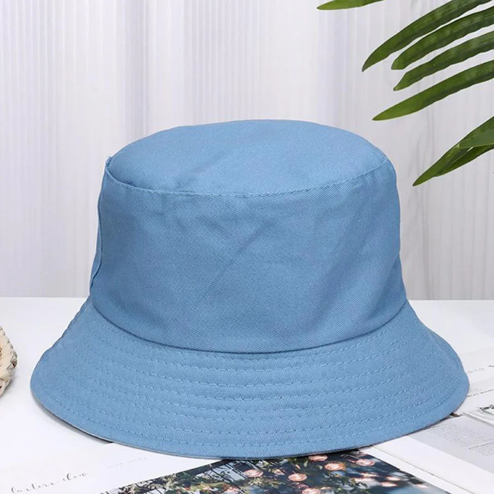 Faltbare Eimer Hut Unisex Frauen Im Freien Sonnenschutz Hut Reine Farbe Angeln Jagd Kappe Männer Becken Chapeau Strand Kappe – Detail 11