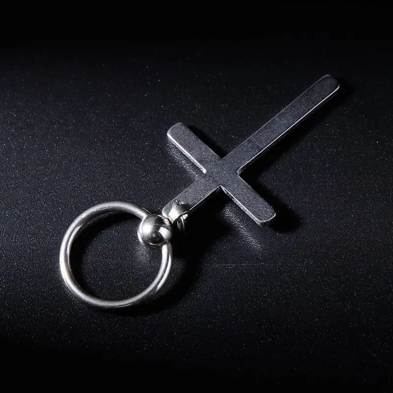 Fashion Jewelry Decor Earrings for Cross Pendant Dangle Earring Punk Earrings Anti Allergy Brincos Buckle Gift for Women 4