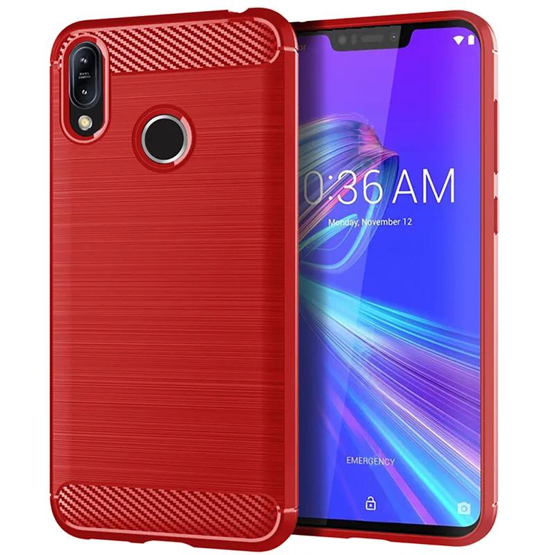 Carbon Fiber Shockproof Silicone Case - Full Protective Bumper Cover