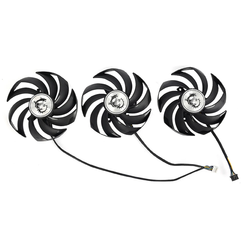 Nova Substituição do Ventilador do Refrigerador da Placa de Vídeo Gpu 90 mm para Msi Geforce Rtx 3060 3070 3080 3090 3060ti 3070ti Gaming x Trio Placa Gráfica - Imagem 6