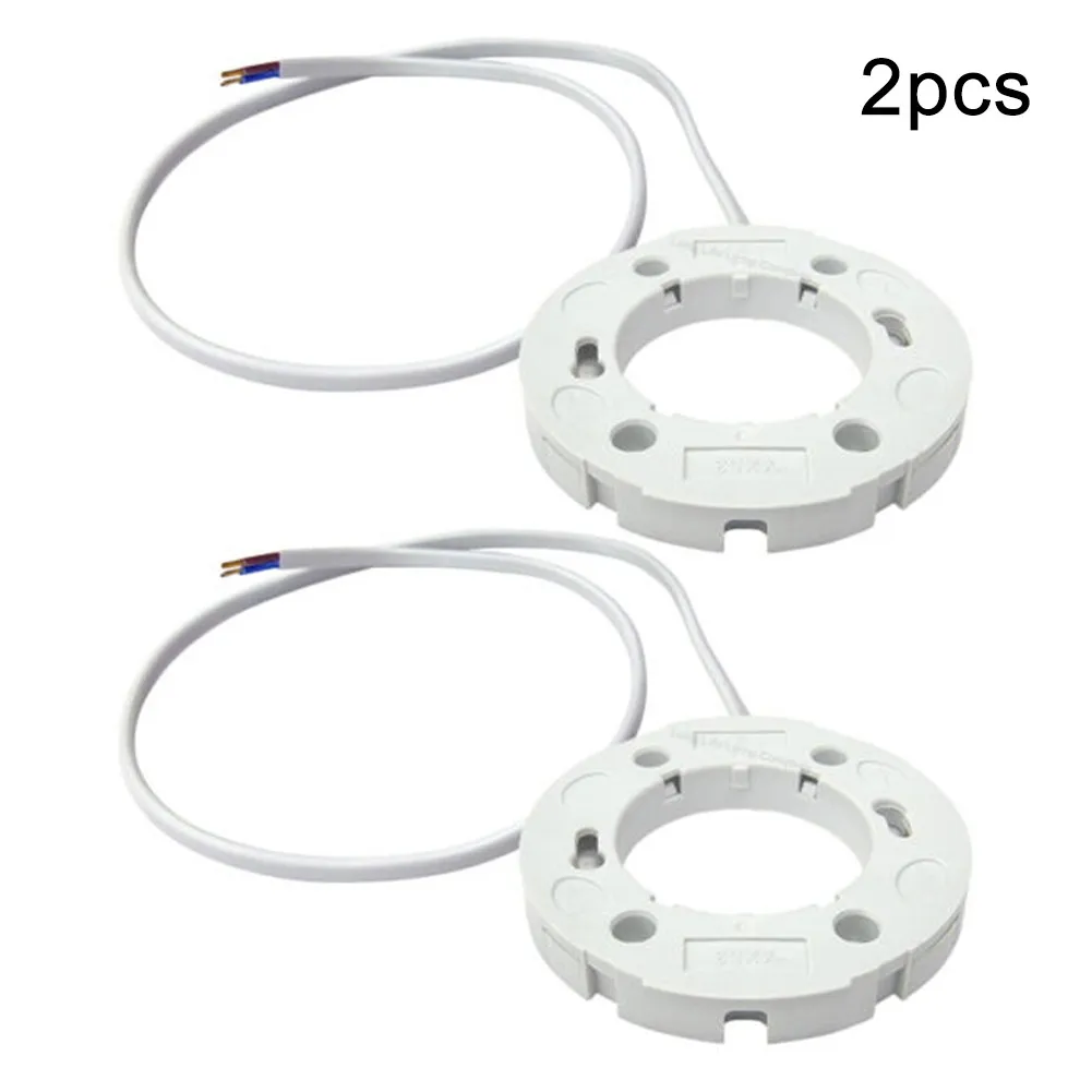 Lamp holder lamp bulb holder lamp base 2pc GX53 Base Fitting For GX53 Lamps Fly Leads For LED And CFL Light Bulb Fitting 10CM Ceiling Wall Lamp Holder