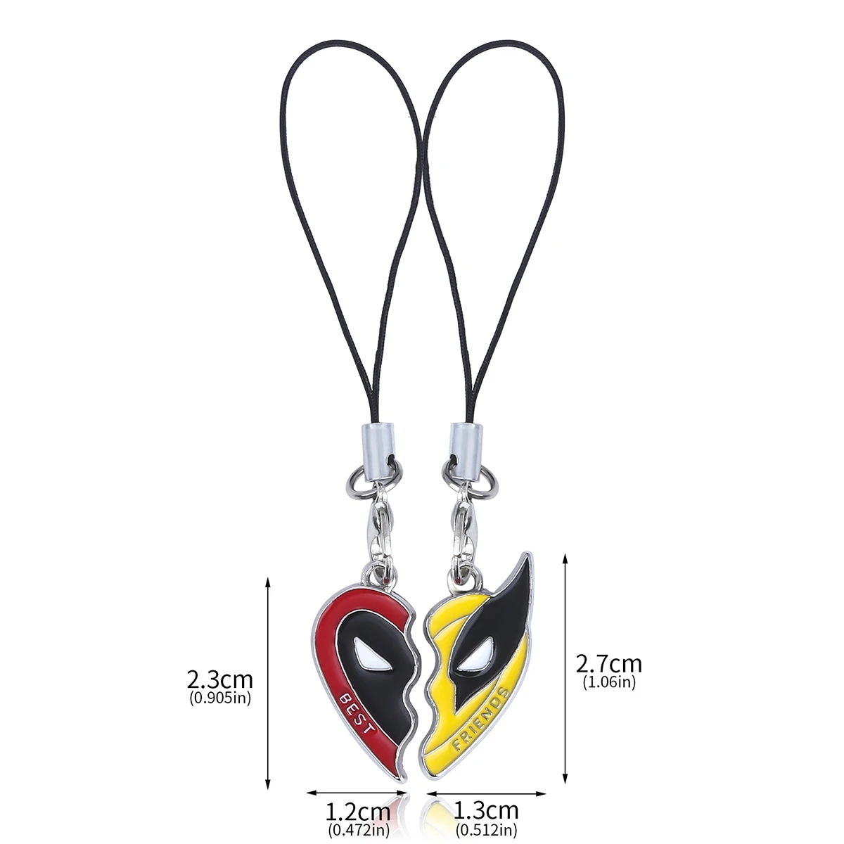 Best Friends Clown Mask Keychain Pendant Bracelet Love Combo Jewelry for Friends friend jewelry