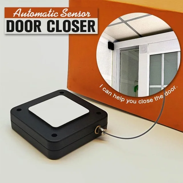 Punch-free Automatic Sensor Door Closer Automatically Close 3