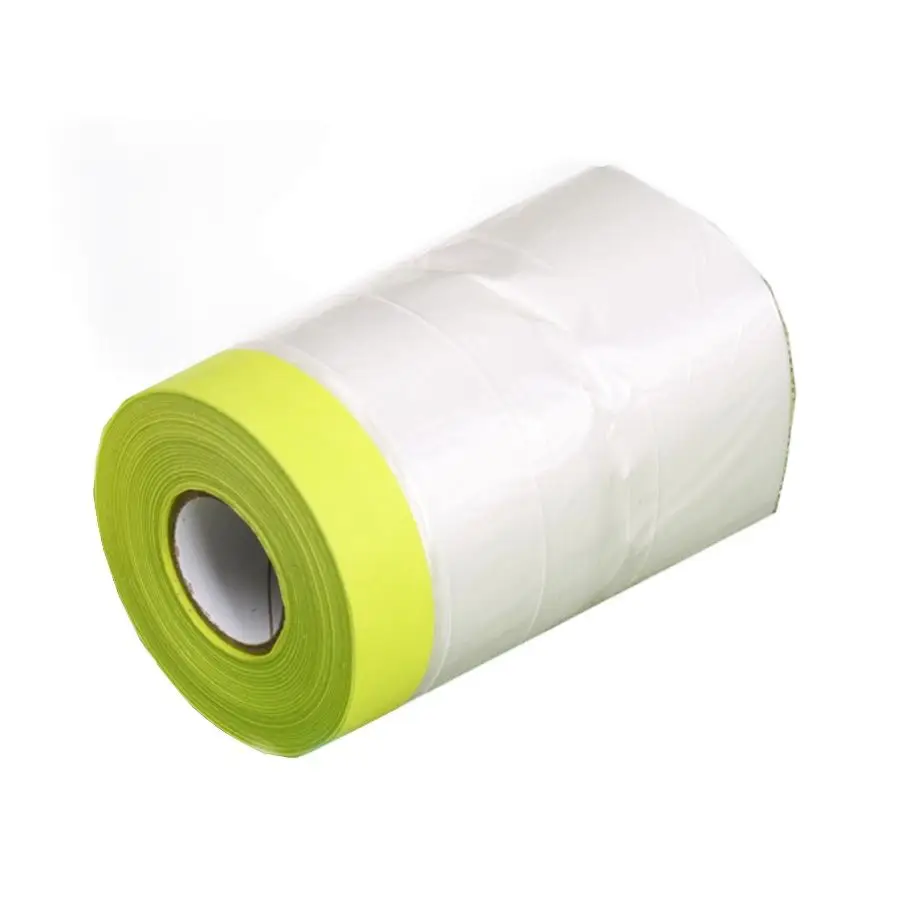 Plastic Protective Paint Spray Masking Film Cover Sheet Clear 25Msheet