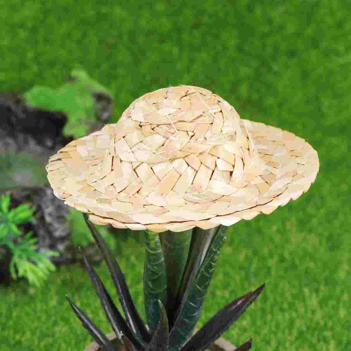 

Mini Cowboy Hat Mexican Hat Mini Straw Hats Craft Doll Straw Hats Ornaments Diy Craft Mexican Hats Sombrero Mini Sombrero Hats