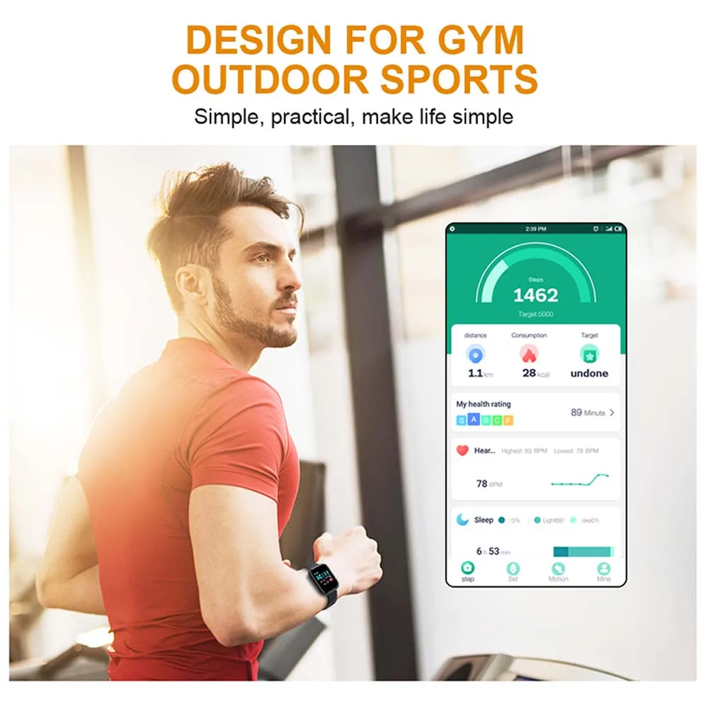 Multifunction Smart Watch Men And Women 1.44&rdquo; Inch 128*128 Clever Kid Gift Health Tracking Alarm Clock Son And Daughter Watches smart watch