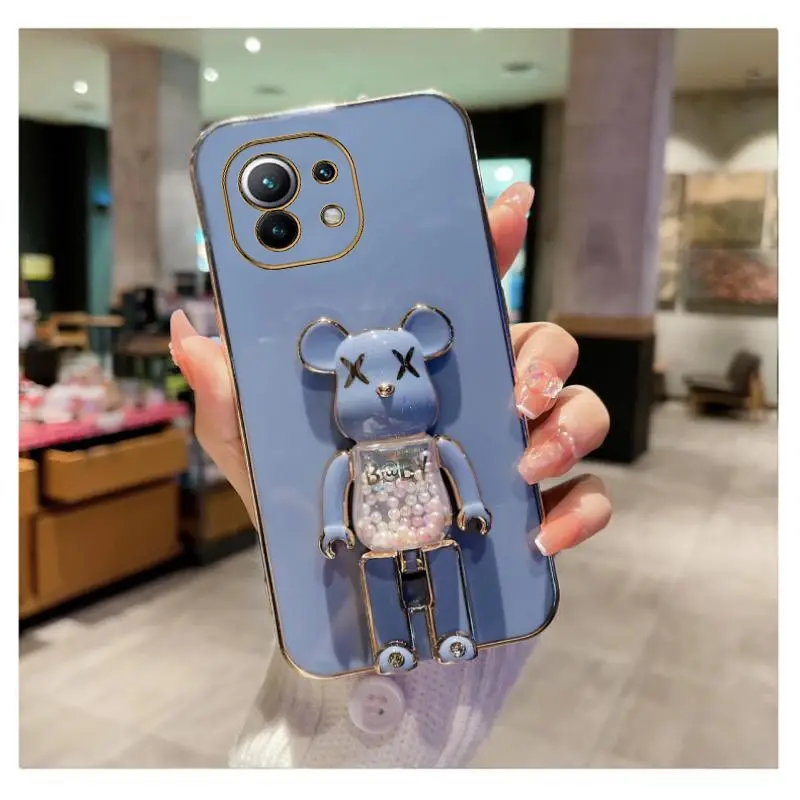 Étui de support de téléphone Quicksand Bear pour Xiaomi Mi 12 Ultra 12T 11T 13 11 Lite Note 10 Pro 8 9 10T 10S_voghion.com
