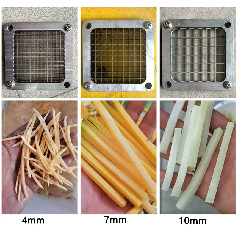 Electric Fruit Vegetable Strip Cutter Potato/Carrots/Taro/Sweet Potatoes/Cucumber/Lotus Root/Bamboo Shoots Cutting machine