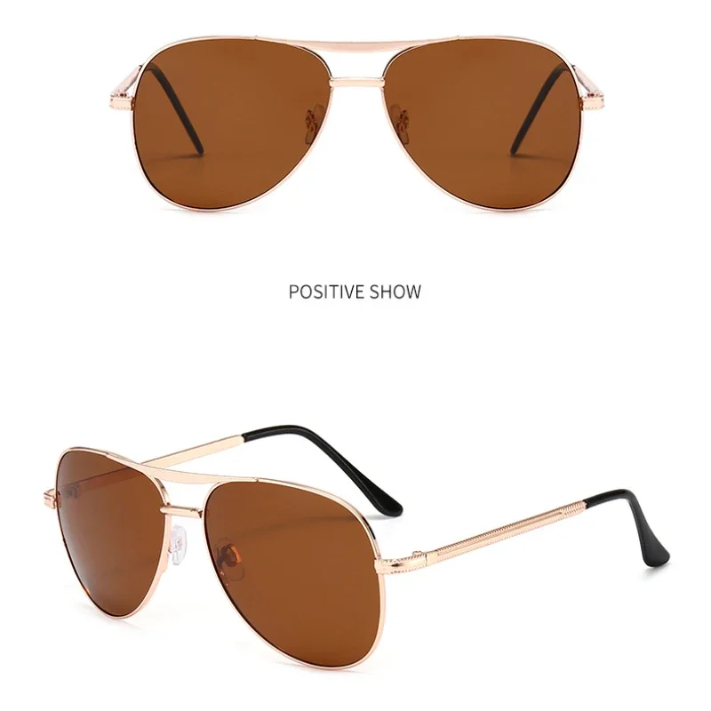 Polarized Sunglasses for Driving Men Metal Double Beam glasses driving glasses polarized sunglasses