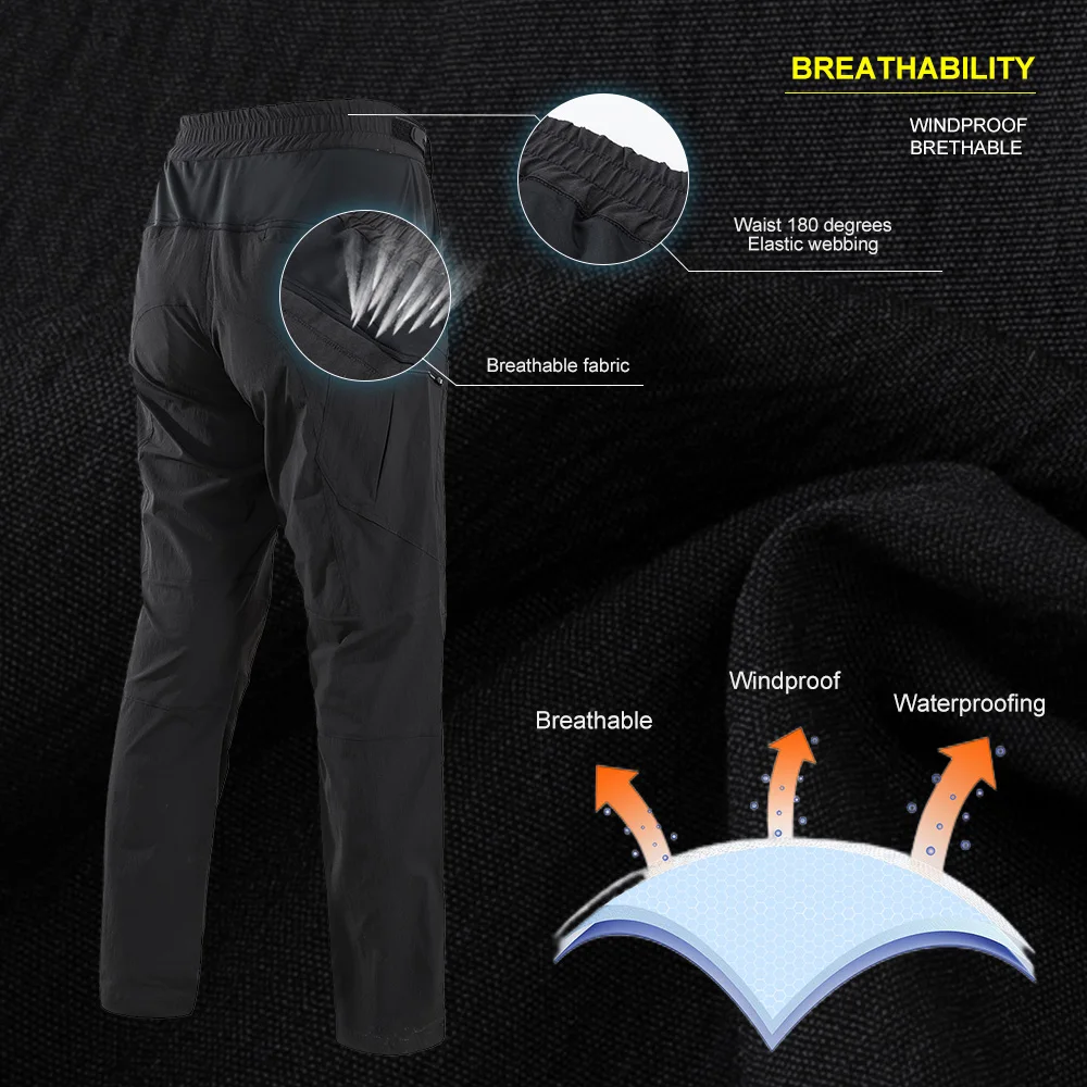 Men Cycling Pants Downhill Mountain Bike Trousers Off Road Cycling MTB Motocross Loose Trousers
