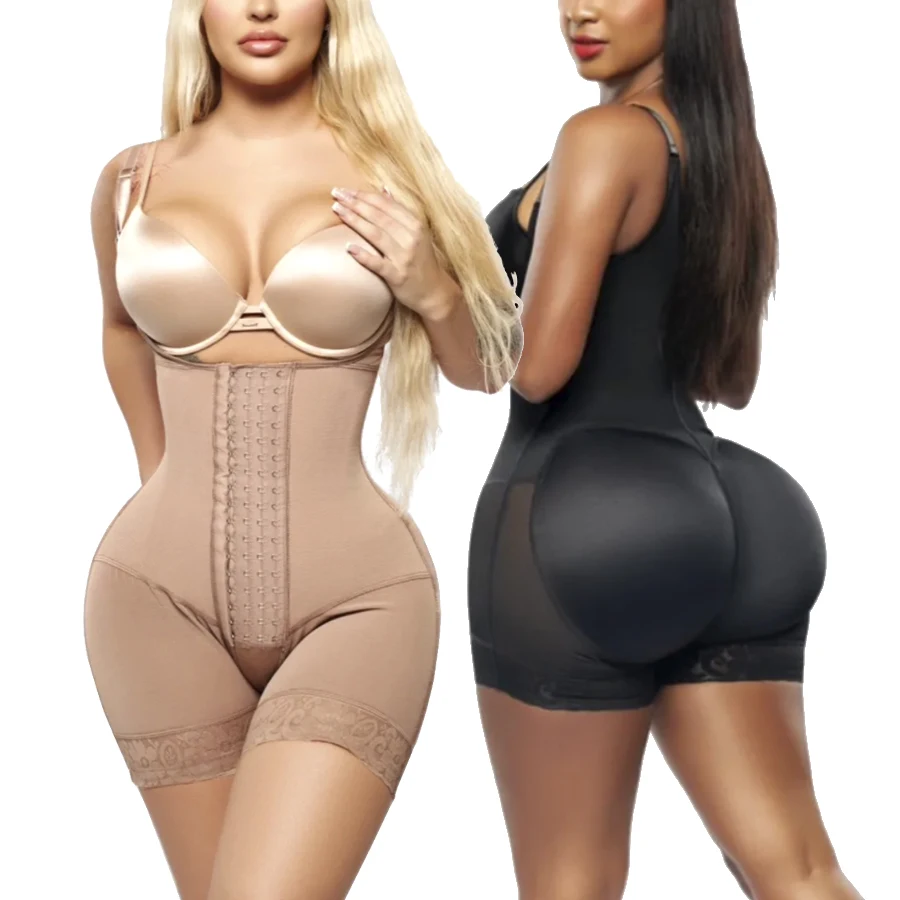 

Fajas Colombianas Girdles Shapewear Bodysuit Post Surgery Corset Postpartum Body Shaper Women Reduce Waist Lifts Buttocks Panty