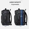 CROSSTEN 40L Large Capacity Expandable Backpacks USB Charging 17 inch Laptop Bags Waterproof Multifunctional Business Travel Bag 4
