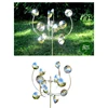 Metal Wind Spinner Garden  Rotating Windmill with Stake Outdoor Yard Sculpture Decoration Garden Lawn Windmill 2