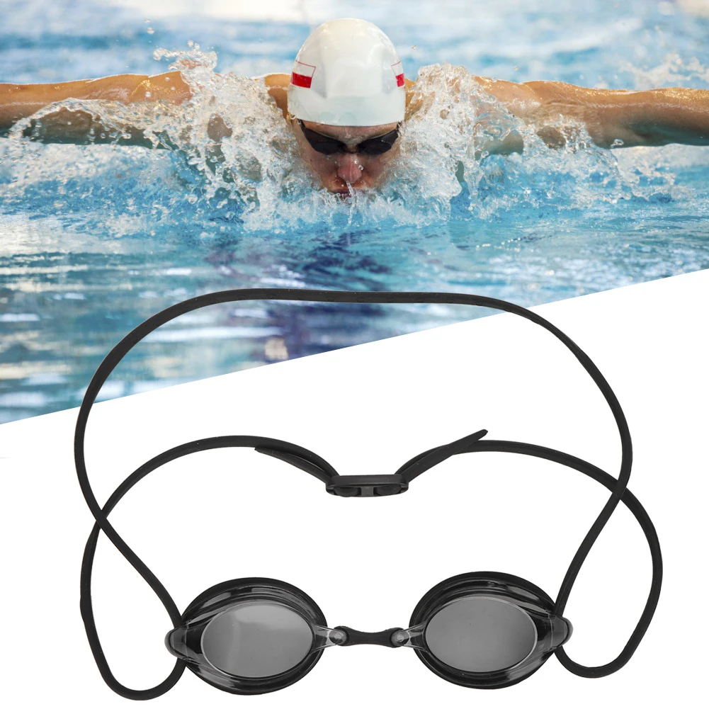 Swimming Goggles Adults Waterproof Training PC Double Anti-fog Coating