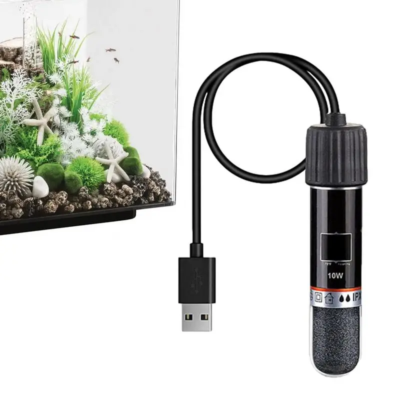 

Нагревательный стержень для аквариума, 10 Вт, зарядка через USB, нагревательный стержень для аквариума, экономящий пространство, нагревательный инструмент для аквариума и небольших аквариумов