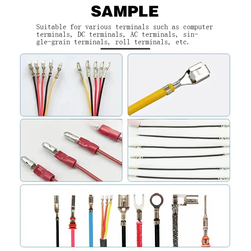 End Feeding Terminal Crimping Mold Reel Crimping Applicator Hand Dies Set for El