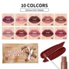 5 Pcs Chocolate Lip Matte Glaze Lipstick Moisturizing Lip Gloss Waterproof Lip Glaze Set Mist  Matte Lip Matte 2