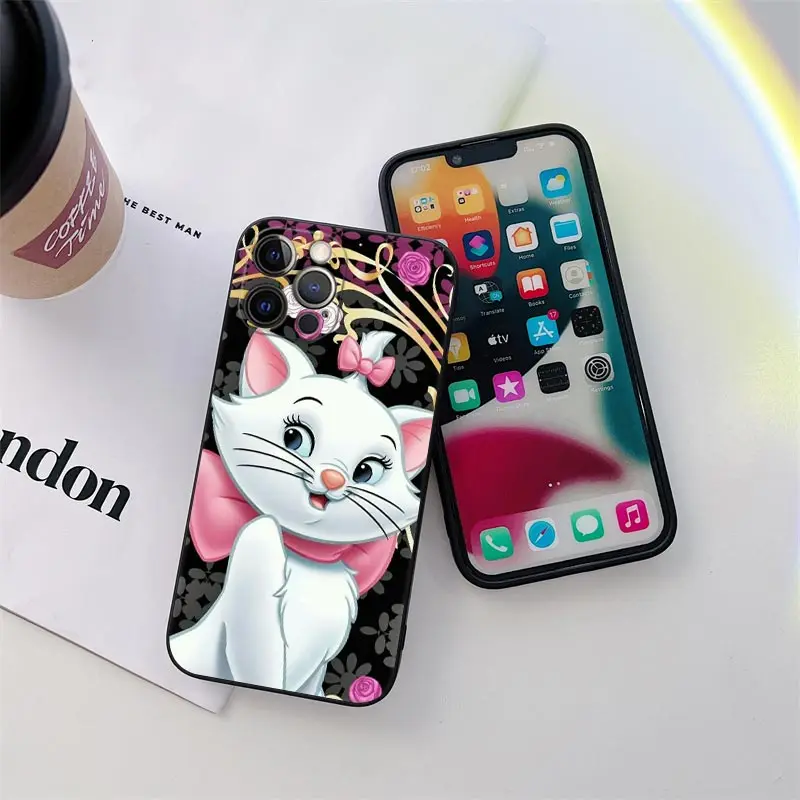 Cute Cartoon Marie Cat Phone Case - Fun and Stylish Protective Cover