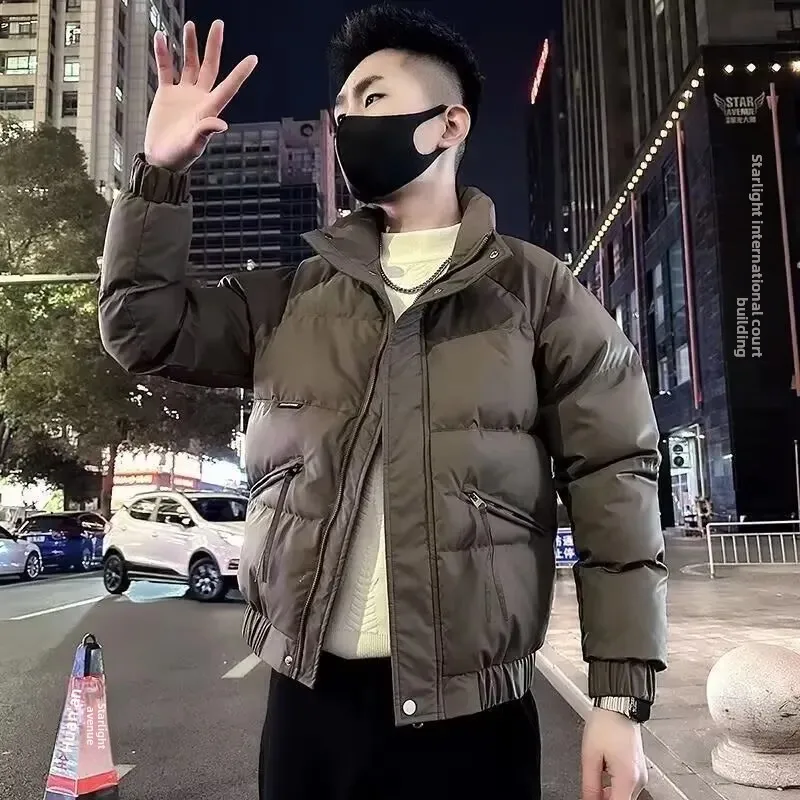 الشتاء سميكة الوقوف طوق الرجال أسفل سترة قطن رائجة...