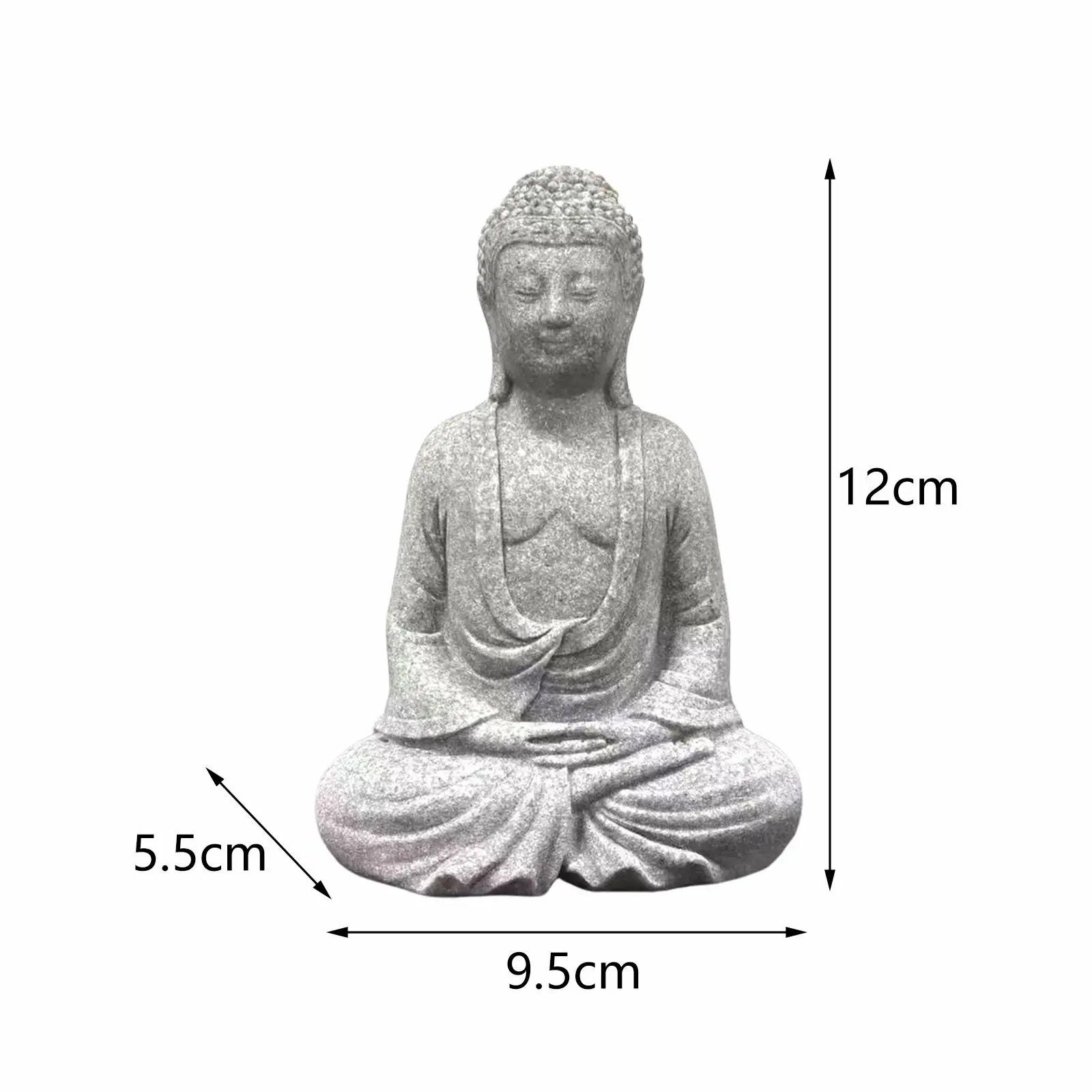 Buddha Statue Hand Carved Buddhism Decorative Figurine Buddha Sculpture for Living Room Home Shop Tabletop Indoor Outdoor Buddha Statue Hand Carved Buddhism Decorative Figurine Buddha Sculpture for Living Room Home Shop Tabletop Indoor Outdoor