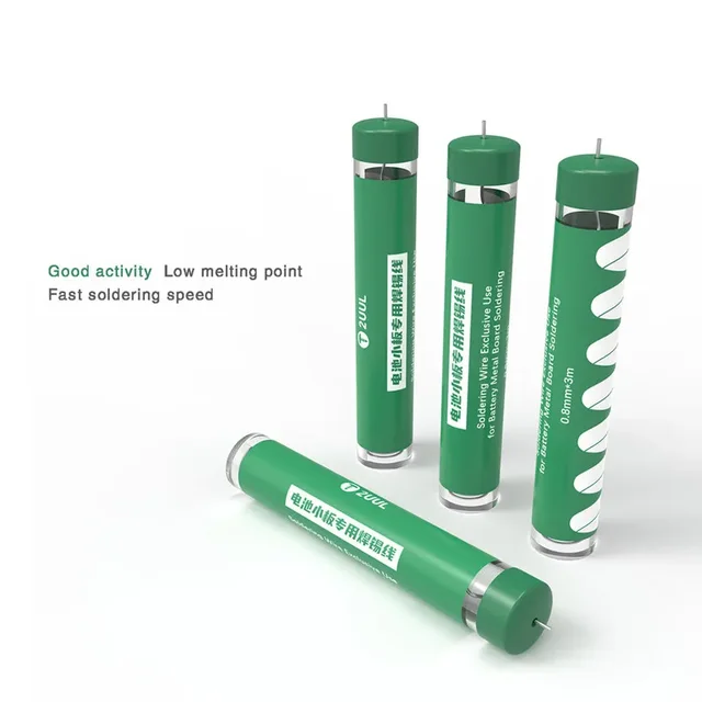 قصدير لحام المعادن والبطاريات 2UUL SC39 (عالي النشاط - 0.8mm) 2