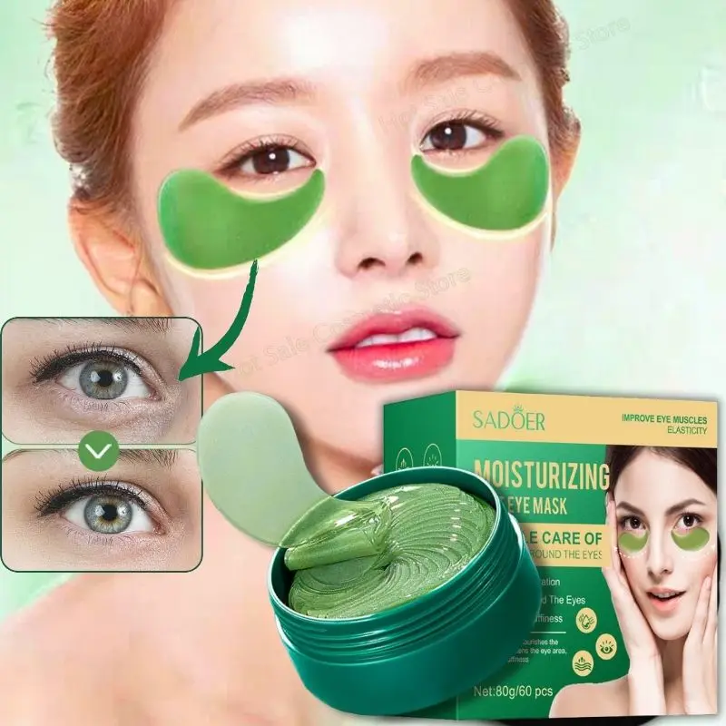 Collagen Eye Mask Eye Mask Patch 60pcs Collagen Eye Mask Wrinkle Remove Eyes Patches Firming Lifting Fade Fine Lines Hyaluronic Acid Moisturizing Smooth
