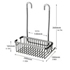 No Drilling Removable Shelf Aluminum Bath Basket Perforation-free Shampoo Rack for Bathroom Shelves For Shower Organizer Storage 5