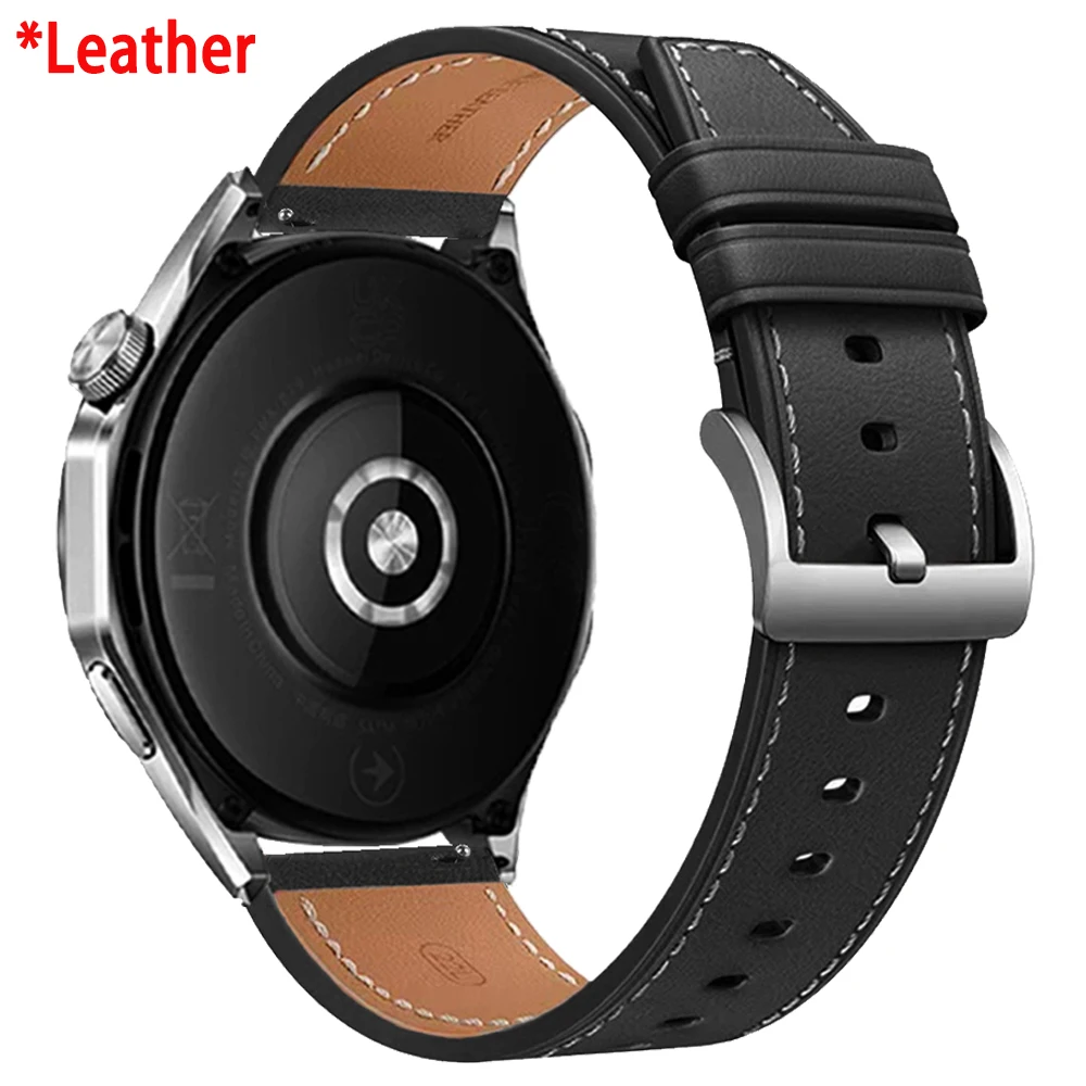 Leather Strap Bracelet, Enhanced 22mm/20mm Wristband Accessory