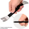 Stainless Steel Pry Bar with Snap-On Screwdriver Car Audio Removal Tool Suitable for Car Modifications Interior Door Panel Tool