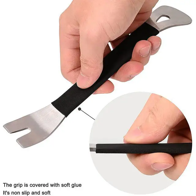 Stainless Steel Pry Bar with Snap-On Screwdriver Car Audio Removal Tool Suitable for Car Modifications Interior Door Panel Tool Stainless Steel Pry Bar with Snap-On Screwdriver Car Audio Removal Tool Suitable for Car Modifications Interior Door Panel Tool