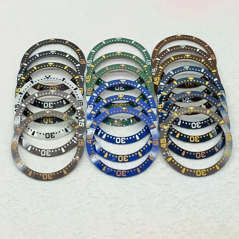 Ceramic Watch Bezel Insert 38mmx30.6mm Fits 40mm SUB Mens Watch Cases Inner Diaameter 30.5mm Ring Replace Accessories watch accessories watch bezel insert ring