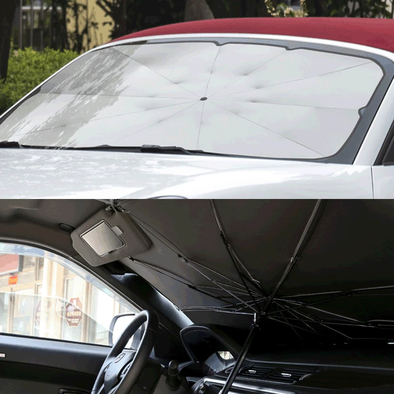 Car Sunshade Umbrella style Front Glass Sunshade Sunscreen Heat