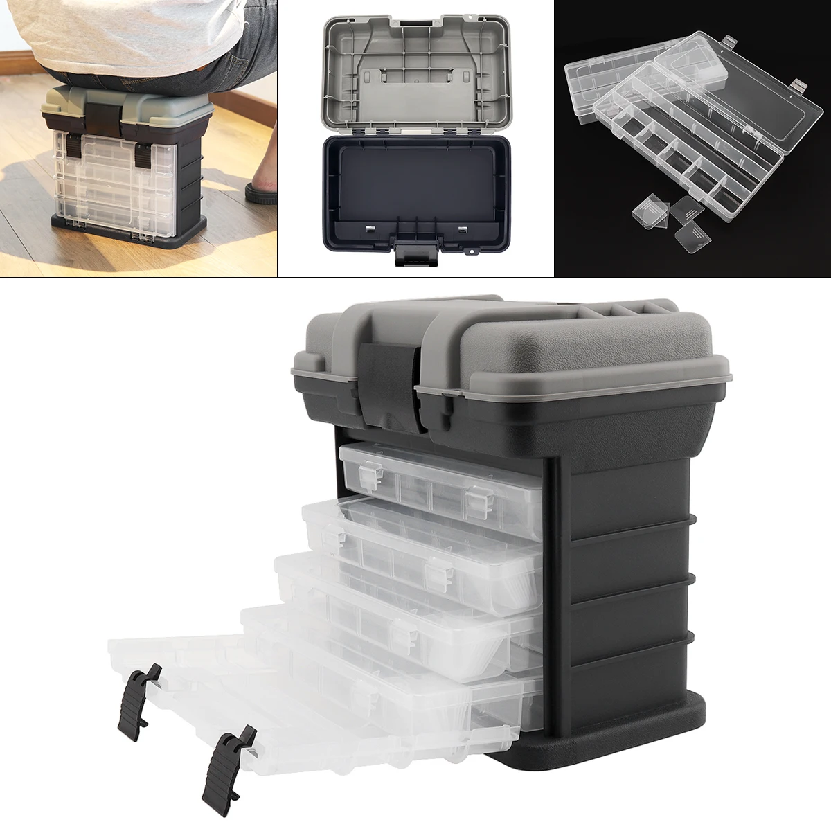 

Коробка для морской рыбалки, 27x17x26 см