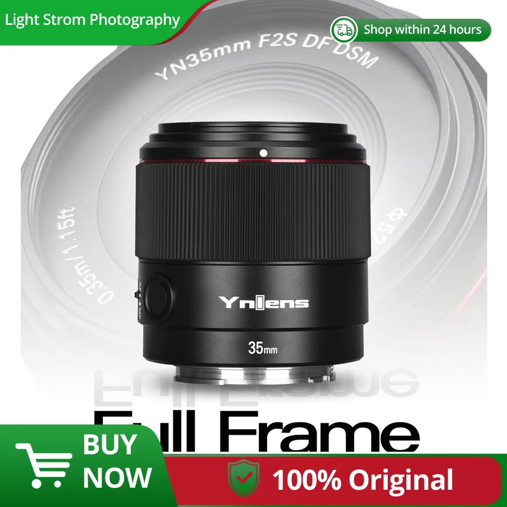  E 마운트 A7II A6600 A6500 A9 A7RII용 용누오 YN35mm F2S ..