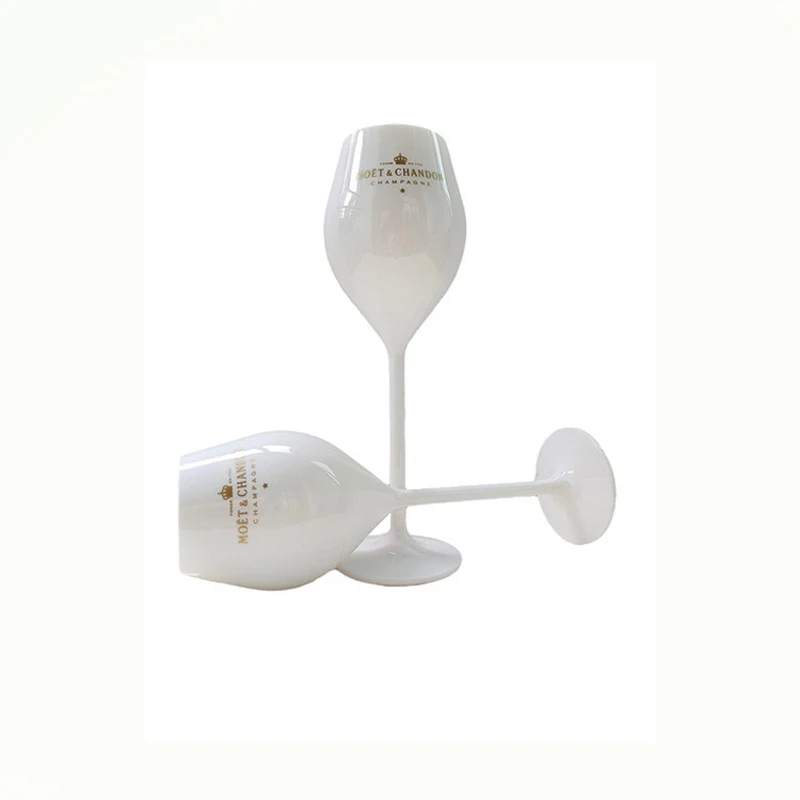 6Pcs130mlChampagneFlutesGlassesforWeddingPartyPlasticCups