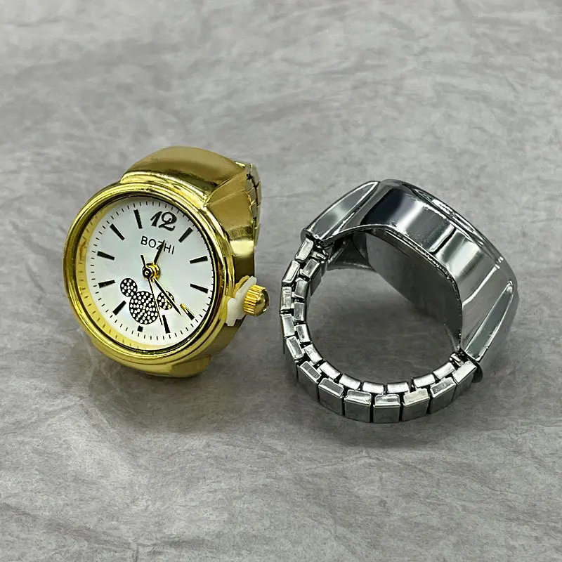 Steel Jewelry Rings Finger Watches Fashion Party Quartz Watches Unisex Couple Rings Jewelry Gift ring set,gold color rings,couples rings,stainless steel ring,finger ring,gold color ring,silver ring,adjustable rings,wedding rings,wedding ring,finger watch ring,jewelry accessories