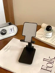 Adjustable Universal Desktop Phone and Tablet Holder Stand (Black)