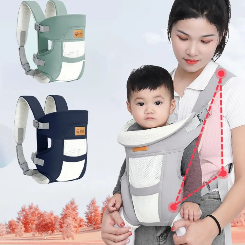 

Portable Baby Sling Wrap Supplies Hands-free Breathable Kids Carrier Belt Labor-saving Baby Carrier Baby