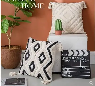 

Nordic pillow cover, living room sofa, European and American internet red cushion cover, sample room cushion cover