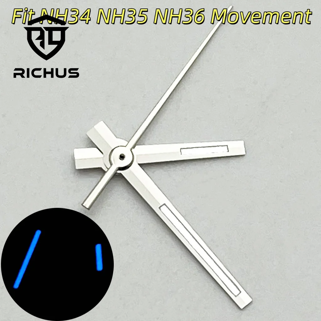 RICHUS Luminous Silver/Gold/Rose Gold Watch Hands