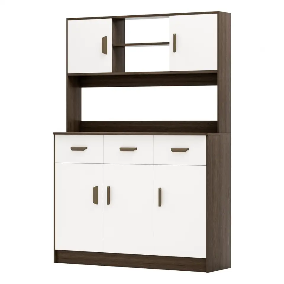 Freestanding Modern Kitchen Pantry Storage Cabinet