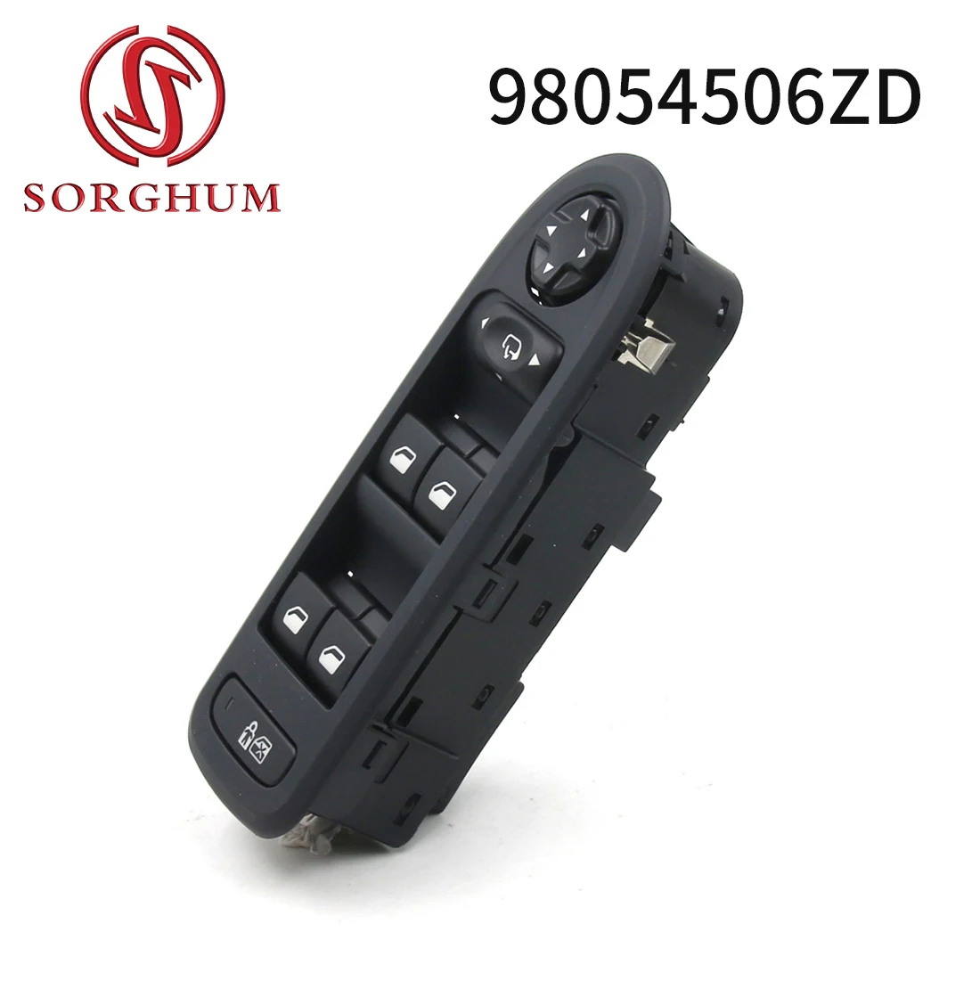 SORGHUM 98054506ZD For 2009-13 Peugeot 408 508 Citroen C5 Auto Car Left Front Lifter Power Window Switch 98053458ZE Replacement