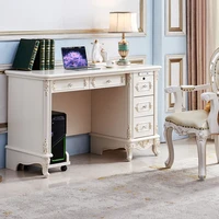 Luxury White Office Desk Storage Drawers Strong Space Saving Computer Desk Organizer Workbench Escritorio Oficina Furniture