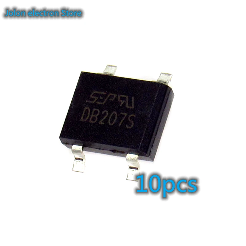 Rectificadores de puente DB207 SMD B207 DB207S SMD SOP 1000V 2A nuevo y 