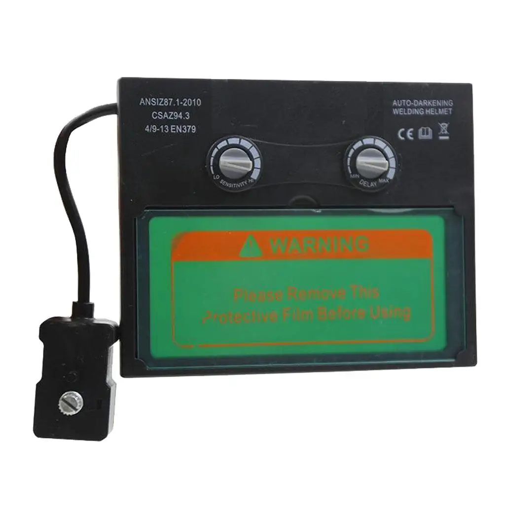 

Solar auto darkening welding helmet mask lens automation filter