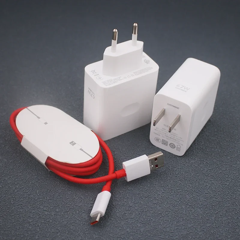OnePlus 67W Original SuperVOOC Fast Charger with USB Type-C Cable