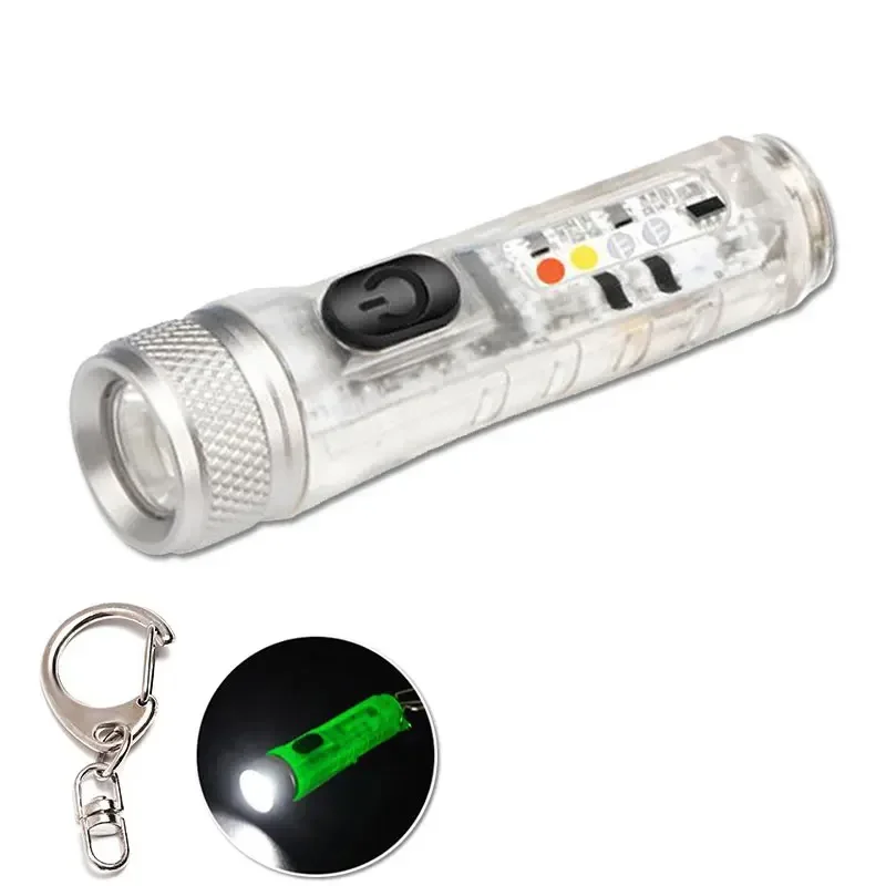 Mini Keychain Flashlight LED Rechargeable Torch Portable Magnetic USB Charging Flashlight High Power Camping Long Range Lantern Mini Keychain Flashlight LED Rechargeable Torch Portable Magnetic USB Charging Flashlight High Power Camping Long Range Lantern
